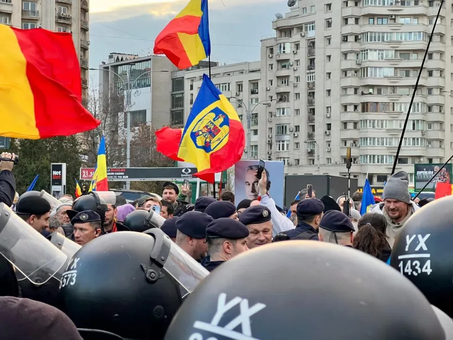 Protest pro-Georgescu