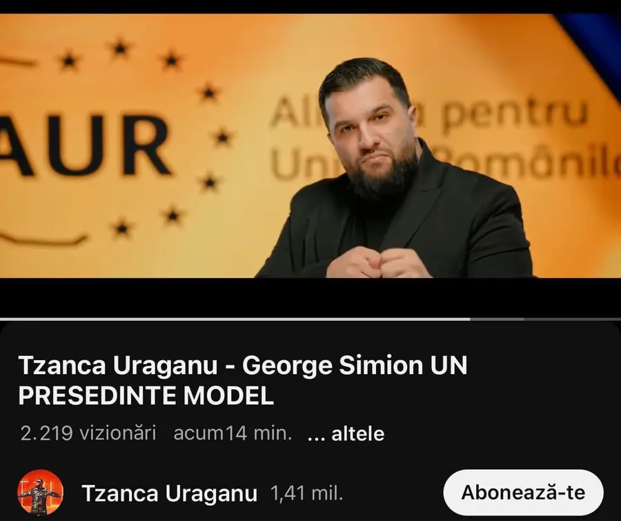 tzanca uraganu george simion 3
