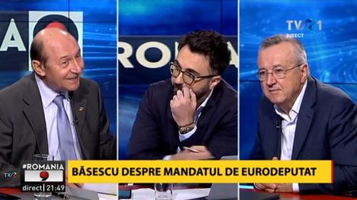 Traian Băsescu, declarații în rafală la TVR: ”Elena Udrea m-a sunat și înainte de a veni și după/ Kovesi se duce în Europa/ Viorica Dăncilă e o mămăiță cu coc. Pe Codrin l-a aruncat ca pe un maieu transpirat în cuier/ Iohannis are prima șansă la prezidențiale/ PSD nu intră în turul doi cu Dăncilă sau Teodorovici”