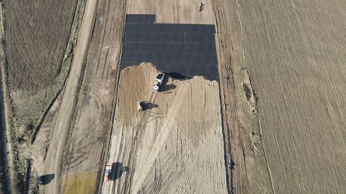 Primele imagini de pe șantierul lotului 5 al Autostrăzii Sibiu-Pitești