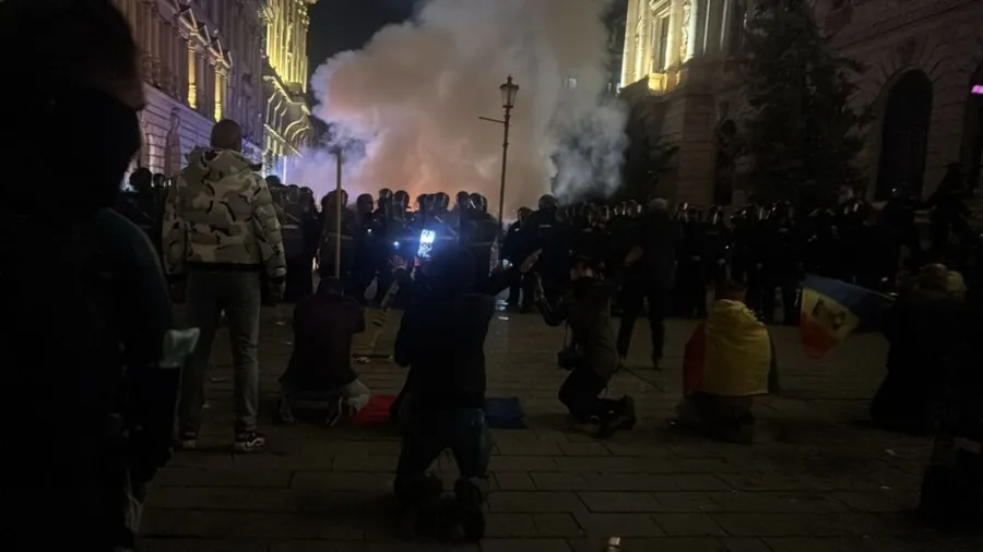 protest bec georgescu