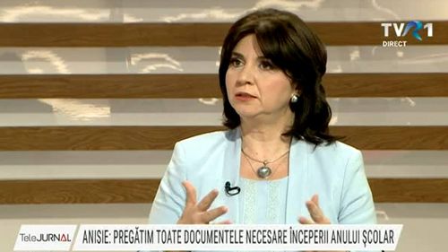 Monica Anisie, la TVR: Declarația pe propria răspundere ar trebui completată cu o sintagmă “după cum cunosc”, ceva care să asigure părintele că există posibilitatea să greșească / Vor exista separatoare “așa încât copiii să fie cât de cât distanțați” / Mesaj și pentru profesorii care se tem
