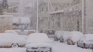 UPDATE Opt localităţi din judeţul Caraş-Severin au rămas fără energie electrică după ce în zonă a nins puternic