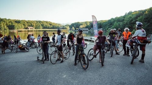 Aproape 500 de persoane au venit la Astra Film Festival cu bicicleta, fiind răsplătiți cu reduceri la bilete