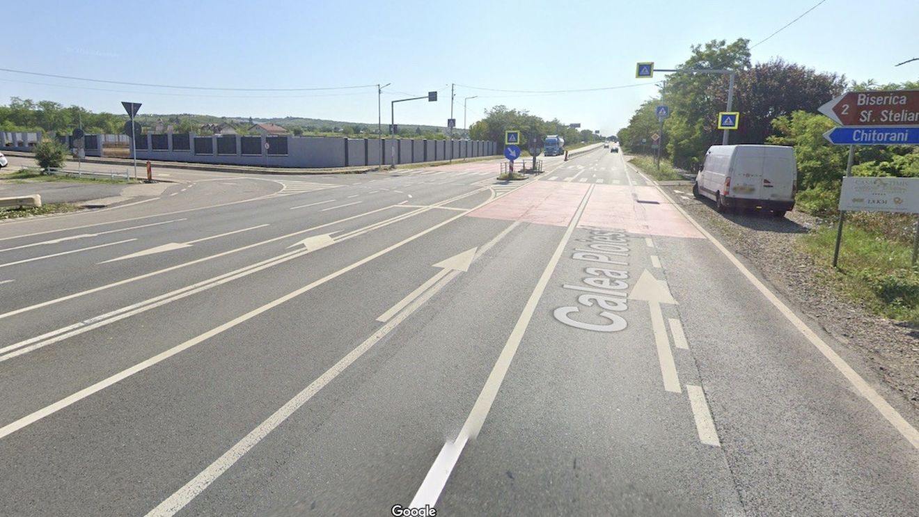 CNAIR, amendată cu 14.500 de lei din cauza marcajelor neconforme / O intersecție din Prahova e considerată periculoasă de către polițiști