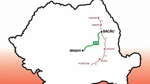 A fost depusă cererea de finanţare pentru studiul de fezabilitate al Autostrăzii Braşov – Bacău / Contractul e estimat la 97 de milioane de lei. UE ar urma să plătească 32 de milioane de lei