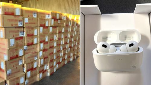 Un container din China cu căști audio care imitau o marcă cunoscută, confiscat de Garda de Coastă în Portul Constanța/ Marfa ar fi valorat 11 milioane de lei dacă era comercializată