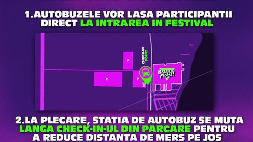 A fost suplimentat numărul de autobuze care duc de la Constanța la festivalul “Beach, Please!” / Locul de sosire și plecare s-a modificat pentru a reduce distanța de mers pe jos