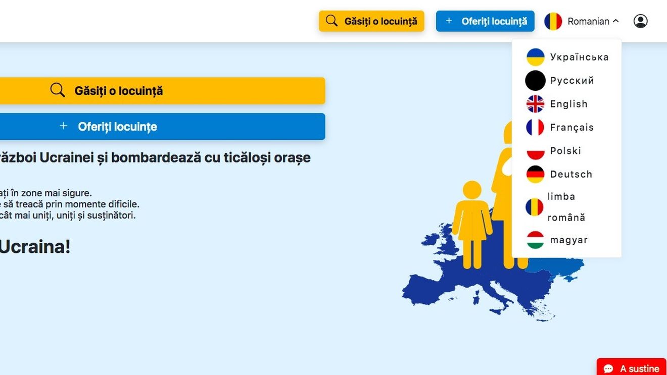Ambasada Ucrainei în România, apel către cei care doresc să-i ajute pe refugiați: Aveți la dispoziție o platformă pentru oferta/căutare de locuințe și alte informații utile
