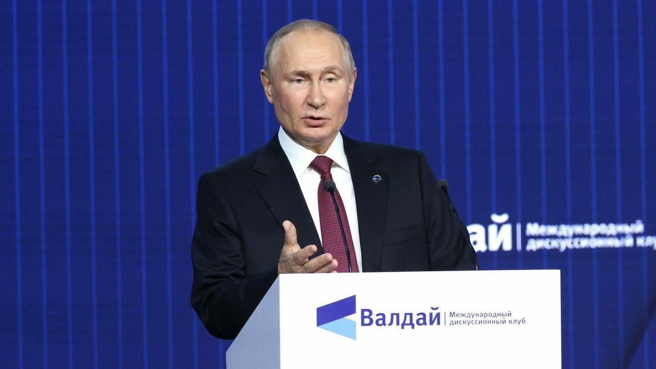 Vladimir Putin, discurs în fața Parlamentului rus, în 21 februarie