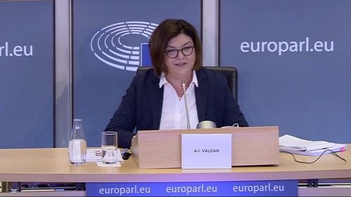 VIDEO Adina Vălean, candidata României pentru postul de comisar european, la audierile  din Parlamentul European: Vreau să fiu cea care va debloca dosarul pentru Cerul Unic European