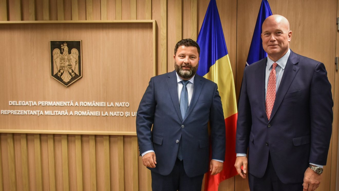 Reprezentantul Permanent al României la NATO, Dan Neculaescu, s-a întâlnit cu noul ambasador al Statelor Unite la Alianța Nord-Atlantică