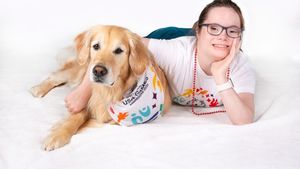 Un golden retriever devine mascota oficială a Jocurilor Special Olympics 2026: Champ va susține emoțional sportivii la competiția din SUA (FOTO)