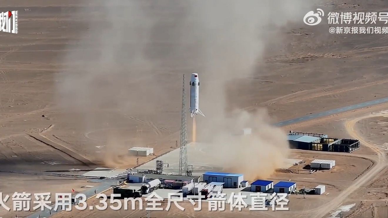 O companie spaţială din China a testat cu succes o rachetă reutilizabilă