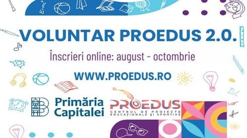 Primăria Capitalei anunță programul Voluntar PROEDUS 2.0 / Nicușor Dan: Îi îndemn pe tineri să se înscrie în program, mai ales că voluntariatul le dezvoltă niște abilități care le vor fi utile în viață și în carieră