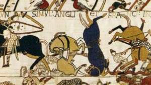 În Franța iau amploare protestele împotriva împrumutului tapiseriei de la Bayeux către Marea Britanie. Tapiseria înfățișează invazia normandă a Angliei de la 1066