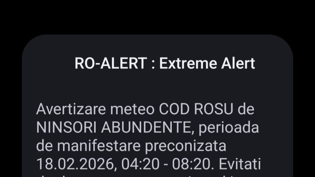 Bucureștenii, iritați în social media că au fost treziți la 4 dimineața de un mesaj RO-Alert care anunța că a nins
