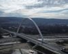 A fost recepționat podul cu cel mai mare arc parabolic din România, peste Râul Argeșel, între Mioveni și Davidești