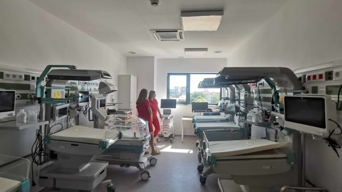 VIDEO&FOTO: Prima maternitate publică din vestul României construită în ultimii 50 de ani, la Timișoara, este pregătită să primească primele paciente