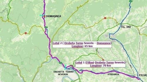 S-a semnat contractul pentru proiectarea lotului 3 al Drumului de mare viteză Filiaşi-Lugoj, în valoare de 22,29 milioane de lei