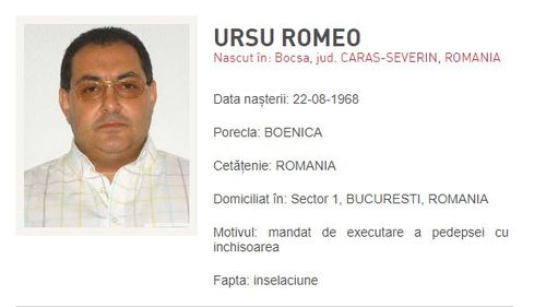 VIDEO Interlopul Boenică a fost prins și adus în țară luni dimineață/ Bărbatul, care le transmitea polițiștilor mesaje pe rețelele de socializare, se ascundea de ani de zile în străinătate după mai multe condamnări penale