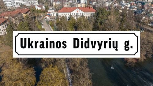 Strada pe care se află sediul Ambasadei Rusiei în Lituania îşi schimbă denumirea în "Eroii ucraineni"