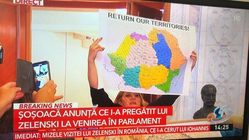 Vladimir Putin claims Romania and Hungary's lands were taken and given to Ukraine" / This rhetoric frequently used by Diana Șoșoacă, Claudiu Târziu, and George Simion