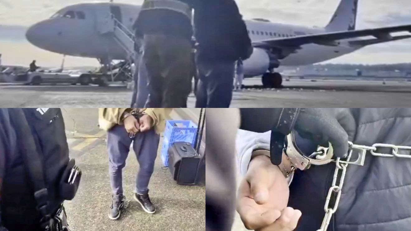 Casa Albă postează pe X un video „ASMR” cu imigranți ilegali care se îmbarcă la deportare, cu zornăieli de lanțuri și cătușe / Internauții, îngrijorați: „Parcă e ceva din desene animate”
