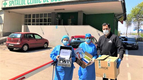 Universitatea "Ovidius" din Constanța a donat mai multe echipamente Spitalului de Boli Infecțioase, în urma unei campanii de strângere de fonduri