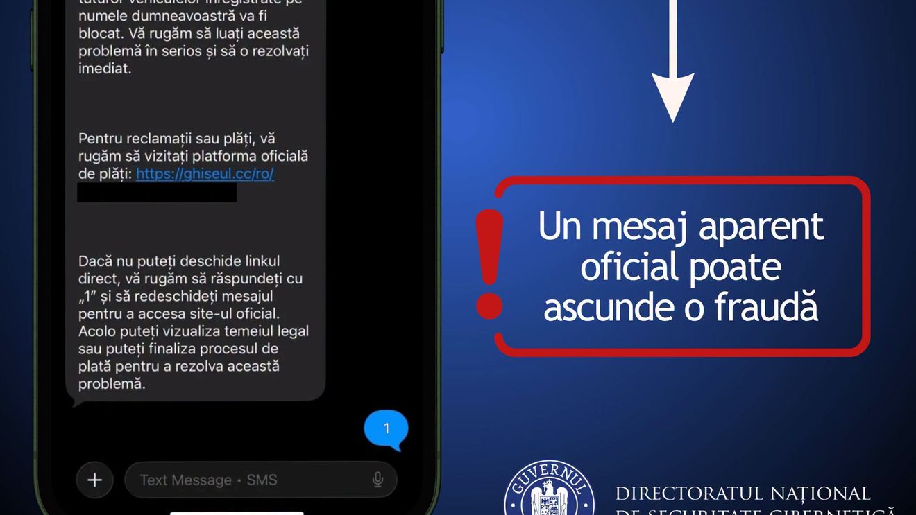 Tentative de fraudă online sub pretextul unor amenzi de circulaţie false / Sfaturile DNSC pentru a evita să fii păcălit