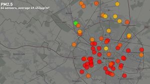 Poluare crescută în București: senzorii detectează niveluri crescute ale particulelor nocive