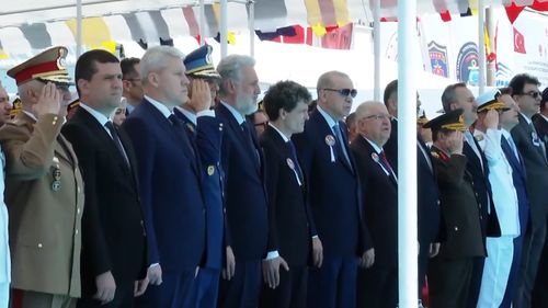 UPDATE Nicușor Dan: Corveta „Contraamiral August Roman” va întări contribuția României la securitatea regională și la angajamentele NATO | Președintele a participat la ceremonie alături de Recep Tayyip Erdoğan | Șeful statului mulțumește Turciei pentru cooperarea în Marea Neagră