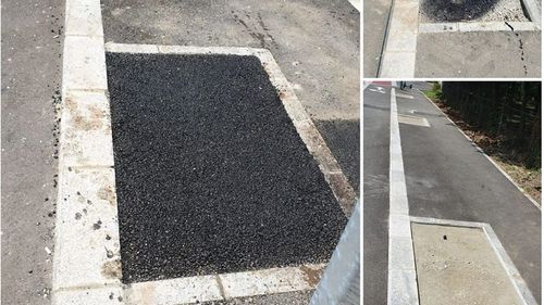 București: Alveolele pentru copacii de pe șoseaua Fabrica de Glucoză sunt asfaltate pentru a lărgi trotuarele. Asociația Metrou Ușor critică decizia