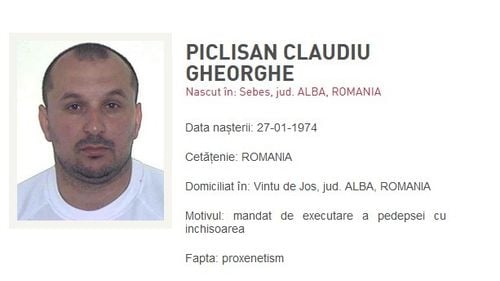 Urmărit din categoria ”Most Wanted”, prins în Spania / A fost condamnat la 10 ani de închisoare pentru exploatarea sexuală a mai multor persoane, unele minore / Era dat în urmărire din octombrie 2010