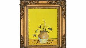 „Sunflowers from Petrol Station”, un Banksy inspirat de Van Gogh, a fost vândut la Christie's pentru 14,5 milioane de dolari / Lucrarea a fost estimată inițial ca valorând între 12 şi 18 milioane de dolari
