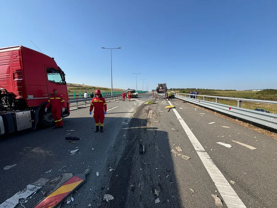accident rutier A1