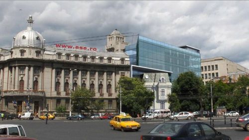 ASE București reia construcția clădirii de sticlă, de 7 etaje, lipită de monumentul istoric Casa Nanu-Muscel, oprită cu scandal în 2016. Cheltuielile cresc cu 24% din cauza OUG 114