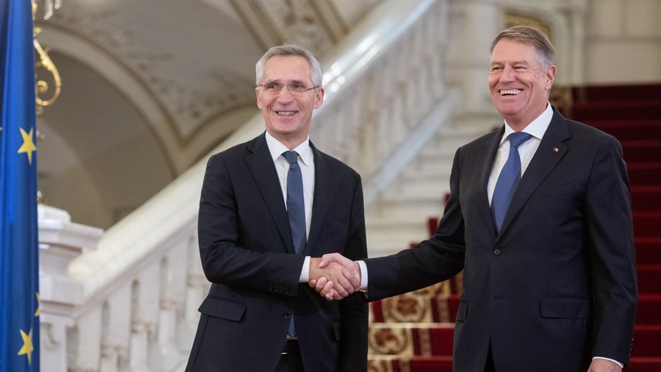 Președintele Iohannis l-a primit la Palatul Cotroceni pe șeful NATO, Jens Stoltenberg