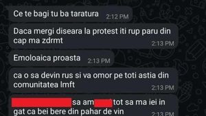 FOTO Protestatarii anti-Georgescu și anti-Rusia din Arad, amenințați cu moartea și atacuri homofobe