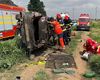 Accident grav în Ialomița: Două femei au murit după ce o mașină a fost lovită de tren / Doi copii, transportați la spital în stare critică