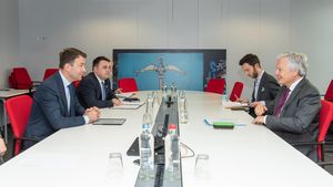 Cătălin Drulă s-a întâlnit cu comisarul european pentru Justiţie, Didier Reynders/ Liderul USR, la finalul întâlnirii: Nu le putem permite lui Marcel Ciolacu, Nicolae Ciucă şi Klaus Iohannis să acapareze justiţia