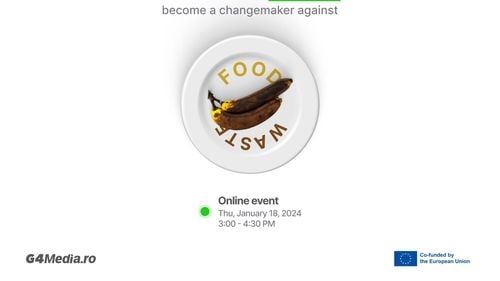 ONLINE DEBATE, January 18/ From Plate to Purpose: become a changemaker against food waste