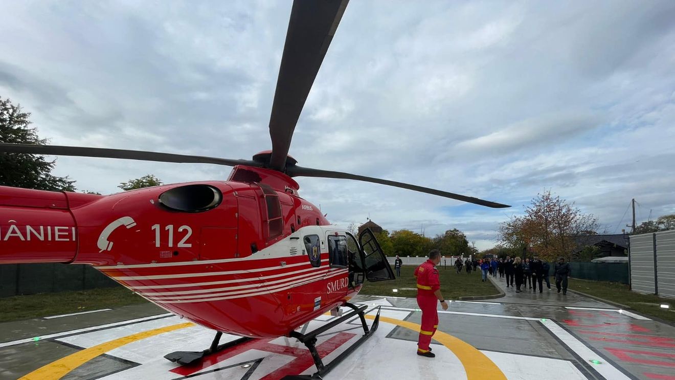 Heliport inaugurat în Botoşani, ultimul dintr-o serie de şapte astfel de facilităţi construite de DSU în cadrul proiectului SMURD2