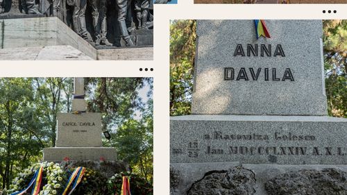 Cum arată monumentele Eroilor Sanitari și mormântul Dr. Carol Davila din zona Facultății de Medicină, înainte și după restaurare. Alte 8 statui vandalizate în București, pe lista scurtă de intervenție