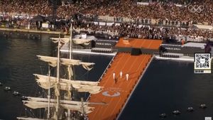VIDEO Flacăra olimpică a ajuns în Franţa / Momente spectaculoase la Marsilia