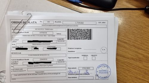 FOTO Dominic Fritz anunță că plătește încă facturi ale Primăriei Timișoara restante de 8 ani și publică documentele: ”Azi am plătit 1,7 milioane de lei la EON pentru gazul consumat în 2014”