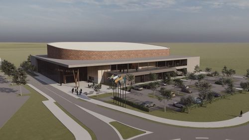 Patinoar artificial de aproape 50 de milioane de euro în Sfântu Gheorghe / A fost semnat contractul de finanțare / Va avea două etaje și o capacitate de 2.180 de locuri