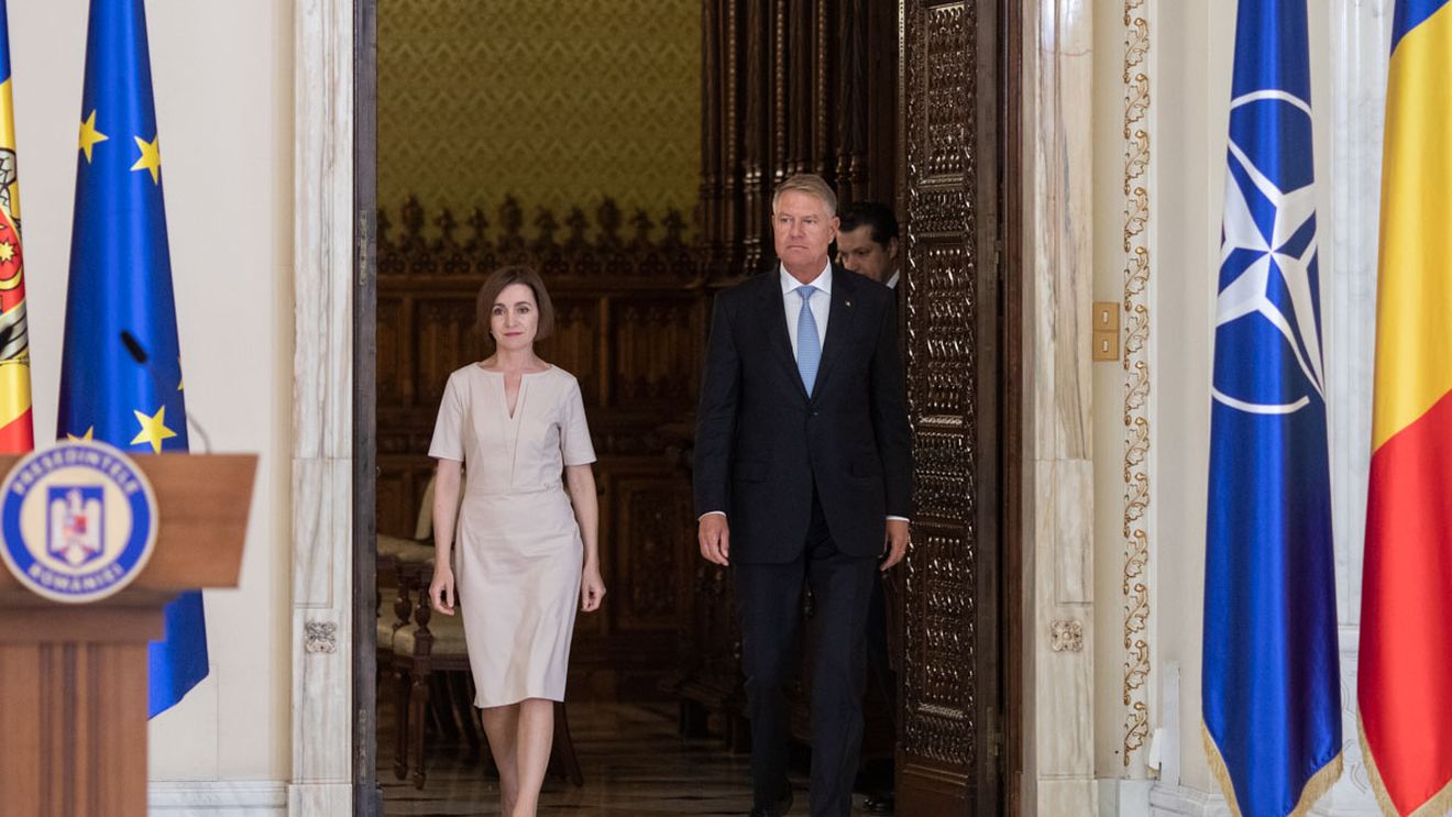 Măsurile de sprijin pentru depăşirea crizei energetice din Rep. Moldova, discutate de Klaus Iohannis şi Maia Sandu
