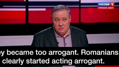 Analist politic la televiziunea de stat a Rusiei: ”Aș bombarda România, nu Polonia. Știți de ce? Pentru că au devenit prea aroganți”