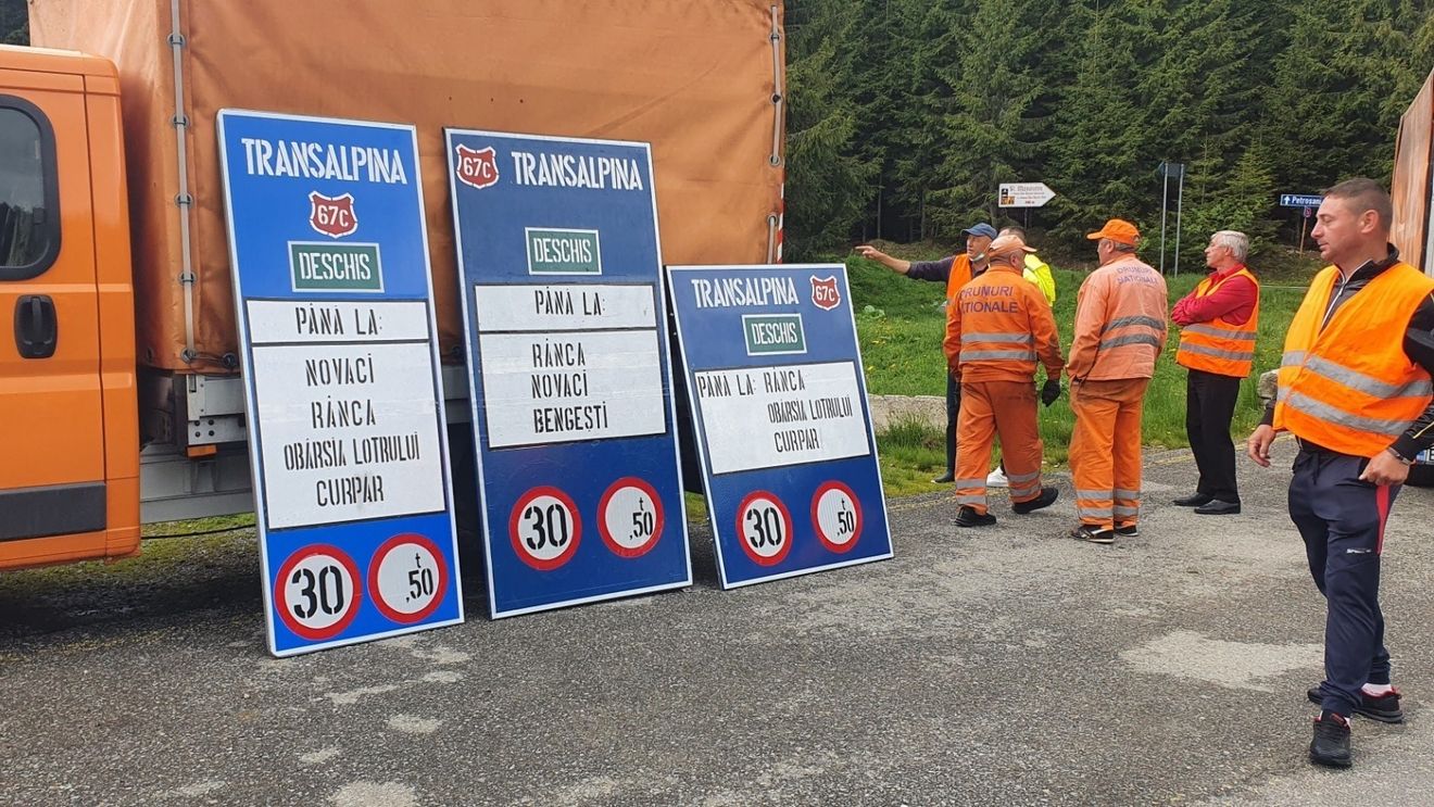 CNAIR a redeschis circulaţia pe Transalpina, între Rânca şi Obârşia Lotrului. Transfăgărăşanul mai aşteaptă